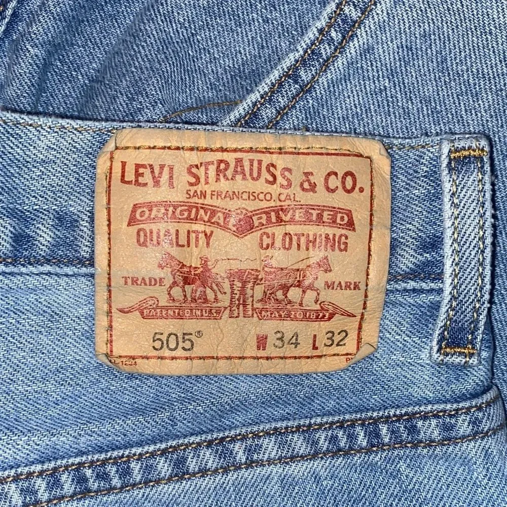 Levi's Light Blue Straight Jeans